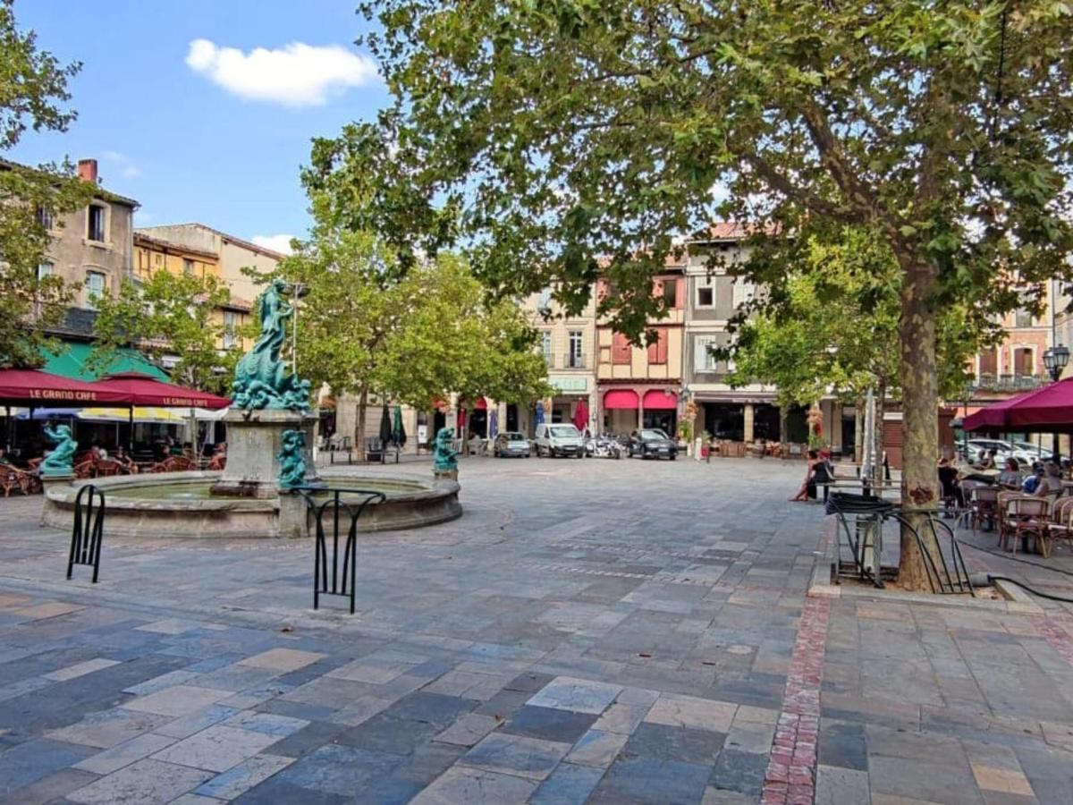 Le Cathare-Limoux-Wifi-Parking Free-Oc-Keys Appartement Buitenkant foto