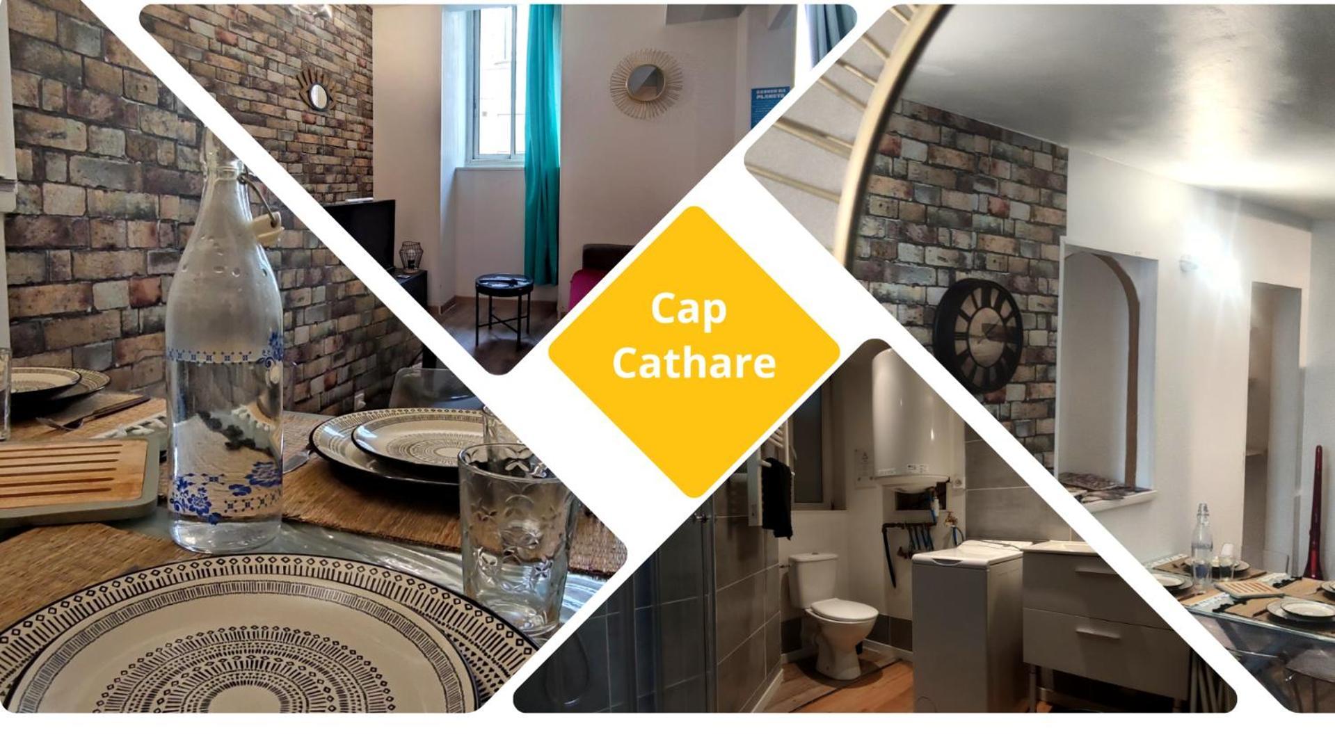 Le Cathare-Limoux-Wifi-Parking Free-Oc-Keys Appartement Buitenkant foto